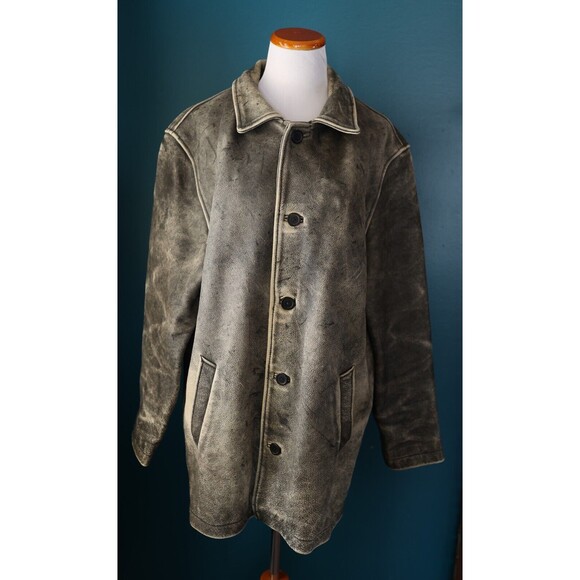 Vintage M. Julian Wilson’s Leather Coat Black Dean Winchester Supernatural M